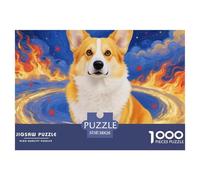 Corgi 1000Pezzi Puzzle Puzzle Per Gioco Familiare Cute Dog Divertimento Per Adulti Regalo Per Adulti E Bambini A Partire Dai 12 Anni38x26cm/1000pcs
