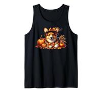 Corgi And Pumpkins for Women Men And Kids Cute Halloween Dog Canotta