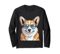 Corgi Art Occhiali da Sole Corgi Decor Cozy Corgi Lovers Corgis Maglia a Manica