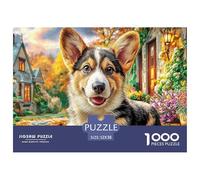Corgi at Beach Puzzle Della Collezione Museo - Edizione Da 1000 Pezzi Con Fedeli Riproduzioni Di Opere D'Arte - Regalo Educativo E Di Qualità (12+) 52x38cm/1000pcs