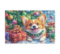 Corgi Box Rompicapo 1000 Pezzi Per Nonni E Nipoti Cartone Rigido Esercizio Mentale Per Serate in Famiglia Da Passatempo Con Poster Incluso 1000 PCS（75x50cm）