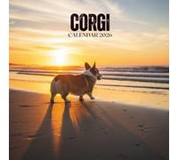 Corgi Calendar 2026: Dog Portraits • U.S. Dates holidays • Monthly Block Pages • Glossy Softcover | 8.5 × 8.5 in