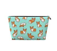 Corgi cane carino, Borsa da toilette Borsa per trucco Borsa per cosmetici Borsa da toilette da viaggio portatile