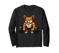 Corgi - Cani per sollevamento pesi, bodybuilder, allenamento, palestra, fitness Maglia a Manica