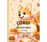 CORGI COLORING BOOK: Cute & Cozy Designs for Adults & Seniors