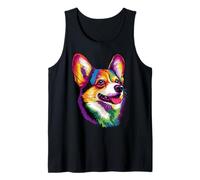 Corgi con i Colori dell'arcobaleno Cani Welsh Corgi Cardigan Canotta
