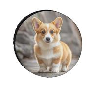 Corgi, coprivoluota impermeabile anti UV, 76,2 cm, per asse singolo, per camper, camion, SUV, rimorchio, universale, per tutte le stagioni