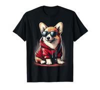 Corgi - Costume da cane per papà, mamma, amanti degli animali domestici Maglietta