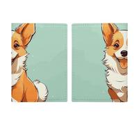 Corgi, custodia per passaporto, porta passaporto, porta passaporto, porta passaporti, da viaggio, per donne e uomini