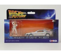 Corgi De Lorean DMC-12 BACK TO THE FUTURE with DOC BROWN figure 1/36 CC05503
