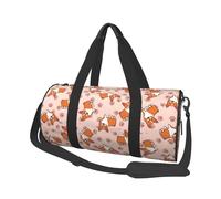 Corgi dei cartoni animati, Borsone da viaggio di grande capacità Borsa rotonda Borsa da viaggio sportiva Borsa da viaggio Borsa da fitness