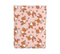 Corgi dei cartoni animati, Custodia per laptop in pelle PU, borsa per notebook, custodia per laptop, custodia per tablet