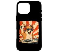 Corgi DJ House Music Retro Amante dei cani Custodia per iPhone 16 Pro Max