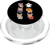 Corgi Dog Halloween Spooky Ghost Horror Corgi Dog Halloween PopSockets PopGrip per MagSafe