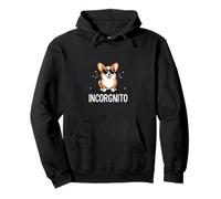 Corgi Dog Incognito Cane Simpatico Felpa con Cappuccio