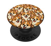 Corgi Dog Owner Dog Allevatore Cucciolo Paw Pup Pet Dogs PopSockets PopGrip Adesivo