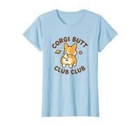 Corgi Funny Butt Club T-Shirt Simpatica Divertente Cane Design Maglietta