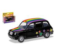 CORGI GS85929 PEACE AND LOVE LONDON TAXI RAIMBOW mm 128 1:36 Modellino