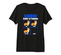 Corgi Guide To Training Funny Corgi Lover Maglietta Premium