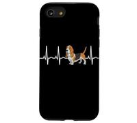Corgi Heartbeat Love Dog ECG Cuore Idea divertente per gli amanti dei cani Custodia per iPhone SE (2020) / 7 / 8