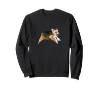 Corgi Illustrazione Carino Acquerello Animale Domestico Felpa