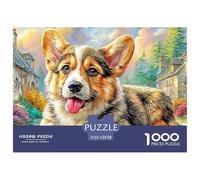 Corgi in AutumnPremium Jigsaw Puzzles for Adults A 1000-Piece (Advanced) Challenging Educational Brain Game - An Engaging And Thoughtful Gift Idea for Adults And Older Kids Age 12 Years Up to Enjoy A