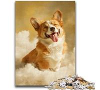 Corgi in The Cloud, puzzle da 1000 pezzi per adulti e adolescenti, sfida difficile e antistress, ideale come regalo per tutta la famiglia (50x75cm)