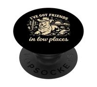 Corgi “I've Got Friends in Low Places” Cute Dog PopSockets PopGrip Adesivo