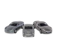 Corgi Corgi-V12 TY99284 Collezione James Bond Aston Martin (V12 Vanquish, DB5, DBS), Colore Argento