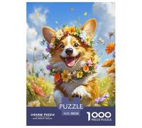 Corgi Jigsaw Puzzle Impossibili 1000 Pezzi Decorazione Per La Casa. Giochi Rilassamento E Intelligence Per Adulti E Bambini Da 12 Anni 38x26cm/1000pcs