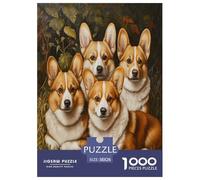 Corgi Jigsaw Puzzle Impossibili 1000 Pezzi Decorazione Per La Casa. Rilassamento E Intelligence Per Adulti E Bambini Da 12 Anni 38x26cm/1000pcs