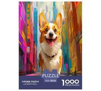 Corgi Jigsaw Puzzle Impossibili 1000 Pezzi Decorazione Per La Casa. Rilassamento E Intelligence Per Adulti E Ragazzi Da 14 Anni 38x26cm/1000pcs