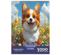 Corgi Jigsaw Puzzle Impossibili 1000Pcs Decorazione Per La Casa. Giochi Rilassamento E Intelligence Per Adulti E Ragazzi Da 14 Anni 38x26cm/1000pcs