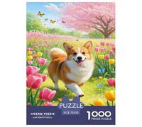 Corgi Jigsaw Puzzle Impossibili 1000Pcs Decorazione Per La Casa. Rilassamento E Intelligence Per Adulti E Ragazzi Da 14 Anni 70x50cm/1000pcs