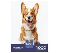 Corgi Jigsaw Puzzle Impossibili 1000Pcs Decorazione Per La Casa. Rilassamento E Intelligence Per Adulti E Bambini Da 12 Anni 70x50cm/1000pcs