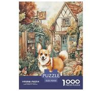 Corgi Jigsaw Puzzle Impossible 1000 Pezzi Decorazione Per La Casa. Giochi Rilassamento E Intelligence Per Adulti E Ragazzi Da 14 Anni 70x50cm/1000pcs