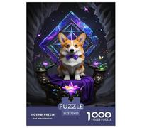 Corgi Jigsaw Puzzle Impossible 1000 Pezzi Decorazione Per La Casa. Rilassamento E Intelligence Per Adulti E Ragazzi Da 14 Anni 70x50cm/1000pcs