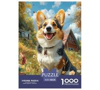 Corgi Jigsaw Puzzle Impossible 1000 Pezzi Decorazione Per La Casa. Rilassamento E Intelligence Per Adulti E Ragazzi Da 14 Anni 38x26cm/1000pcs