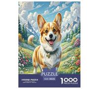Corgi Jigsaw Puzzle Impossible 1000Pcs Decorazione Per La Casa. Rilassamento E Intelligence Per Adulti E Ragazzi Da 14 Anni 38x26cm/1000pcs