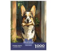 Corgi Jigsaw Puzzle Impossible 1000Pcs Decorazione Per La Casa. Rilassamento E Intelligence Per Adulti E Ragazzi Da 14 Anni 70x50cm/1000pcs