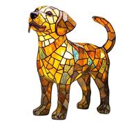 Corgi, lampada a forma di bassotto, in resina colorata, bulldog francese, luce notturna da tavolo, serie di cani, luce notturna vintage con animali, decorazione per la casa (E)