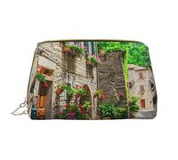 Corgi Leathers - Trousse per trucchi da donna, lavabile, da viaggio, con cerniera, astuccio organizer, Italia Street, Taglia unica
