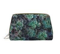 Corgi Leathers - Trousse per trucchi da donna, lavabile, da viaggio, con cerniera, astuccio organizer, Verde Grasse, Taglia unica