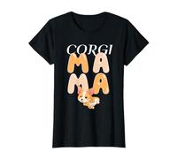 Corgi Mama, Simpatica Opera d'Arte a Forma di Cucciolo, Amante dei Cani Maglietta