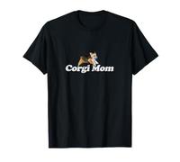 Corgi Mamma Illustrazione Carino Acquerello Animale Domestico Maglietta