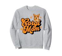 Corgi Mom Cute Dog Lover Pet Animal Abbigliamento per Le Donne Felpa