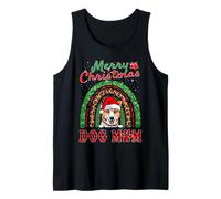 Corgi Natale Cappello da Babbo Natale Cane Mamma Boho Canotta