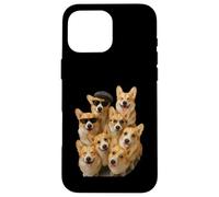 Corgi pazzo Custodia per iPhone 16 Pro Max