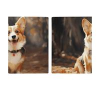 Corgi, porta passaporto con cane, porta carte d'identità, porta passaporto, porta passaporti, portafoglio da viaggio, per donne e uomini