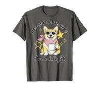 Corgi Prima di Tutto Gesù Pensa Che io Sia Una Deliziosa Chiesa Donne Maglietta